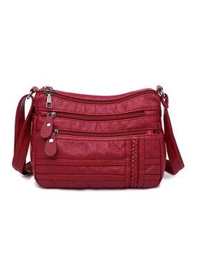 Waterproof Nylon Multi Pocket Crossbody Bag Women Travel